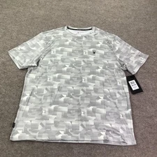 Spyder Rash Guard Shirt Mens XL Gray Camo Quick Dry UPF 30+ Swim Surf Sun