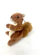Ty Beanie Baby: Nuts the Squirrel  Stuffed Animal  MWMT