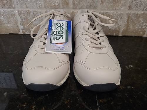 Scarpe da passeggio ortopediche uomo Drew Atlas beige diabetico - taglia 11 WW34 belle - Foto 3 di 10