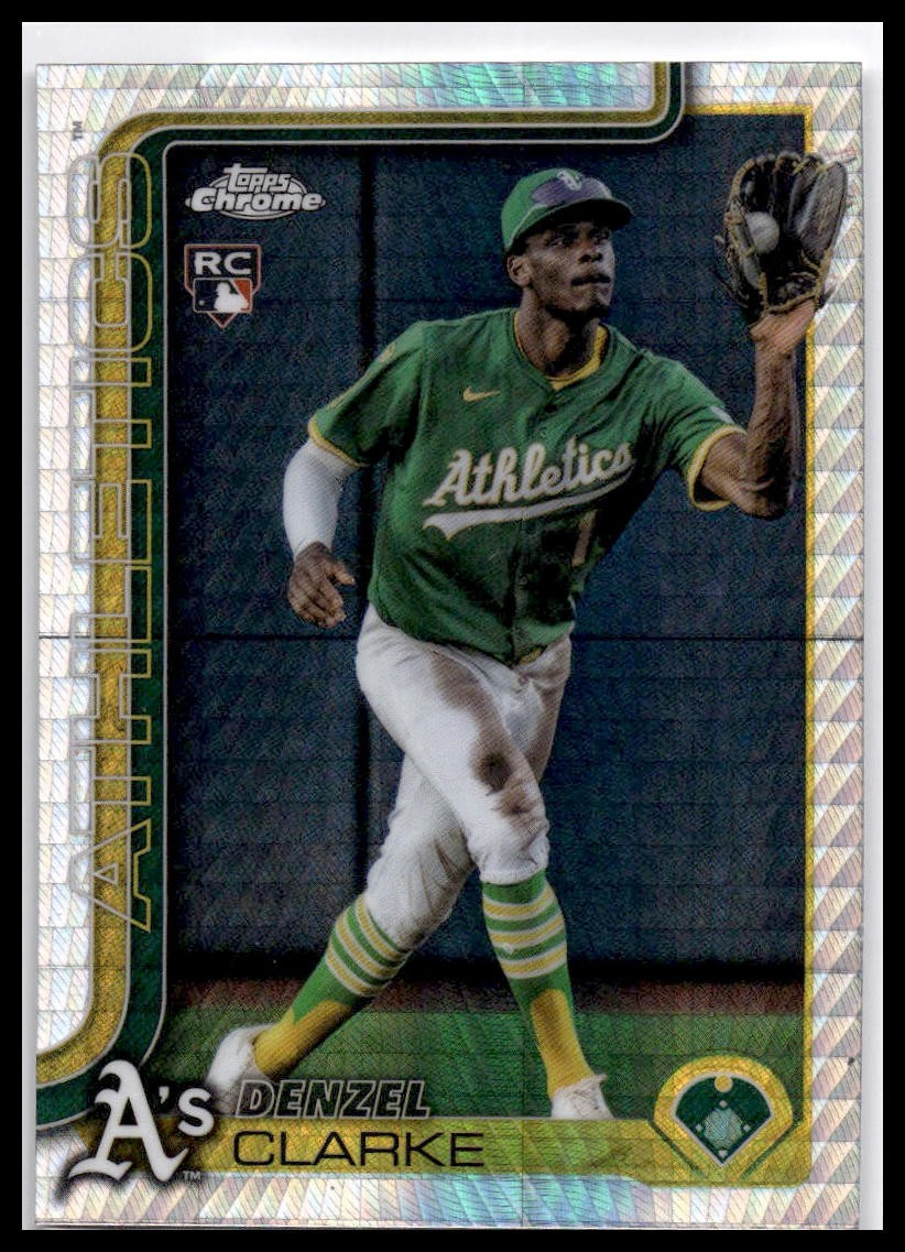 2025 Topps Chrome Update #USC15 Denzel Clarke Prism Refractors