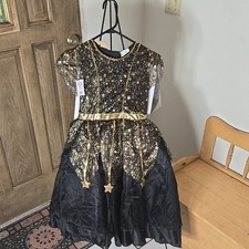 Little Girls Halloween Twilight Witch Costume Size L 10/12- New