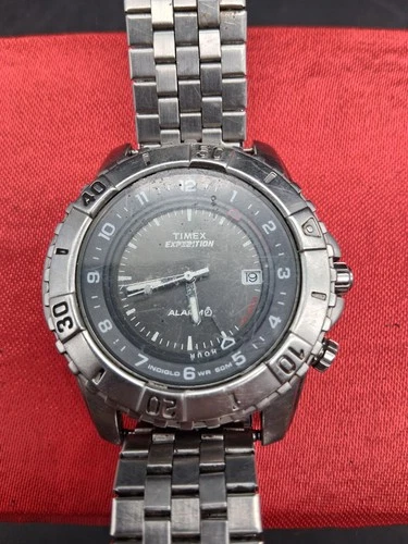 Vintage Timex Expedition Alarm Watch 910 P6 Indiglo WR 50M - Working w/ New Bat