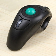 2.4 GHz Portable Finger Handheld Wireless USB Trackball Mouse for PC Laptop