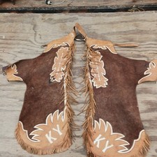 Vintage Pro Rodeo Bareback Chaps Nice Tooled ...