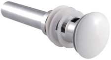 Kingston Brass EV600 Trimscape 1-1/4" Pop-Up Drain Assemblies - White