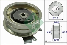 INA 531 0203 20 tensioner pulley, timing belt for Audi Besturn (FAW) Seat Skoda Skoda (