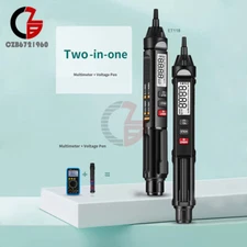 ET118 5999 counts 2-in-1 Pen + Multimeter Mini Resistance Voltmeter NCV Tester