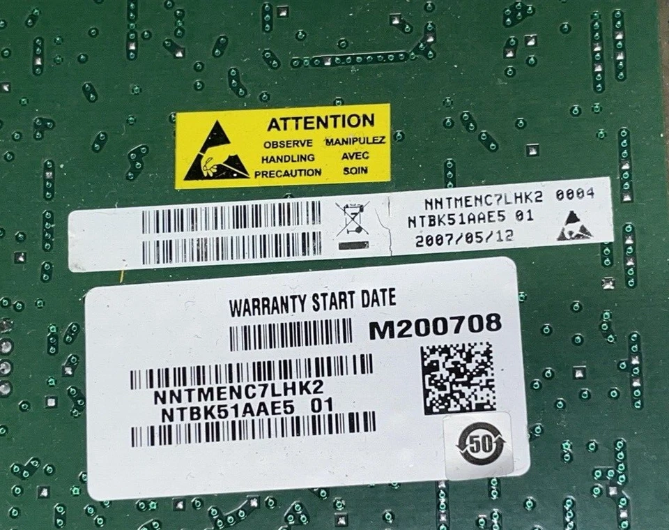 Nortel NT5D97ADE5 07 mit + NTBK51AAE5 Daughter Board - Bild 4 von 4