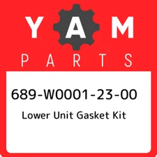 689-W0001-23-00 Yamaha Lower unit gasket kit 689W00012300, New Genuine OEM Part