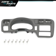 Dash Radio Cluster Bezel Double Din Fit For Chevy S10 Blazer Jimmy Sonoma 98-05