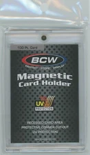 (1) BCW 100 Pt. Magnetic Card Holder NEW Sealed