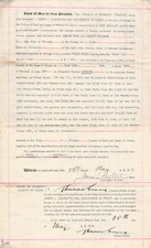 1909 RELEASE DEED OF TRUST HOUGHTELING HYDE PARK CHICAGO ILL