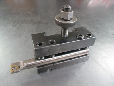 USED Aloris CA-2 Quick Change Lathe Tool Holder w/ R.H. 5/8''x6'' Boring Bar (YMC)