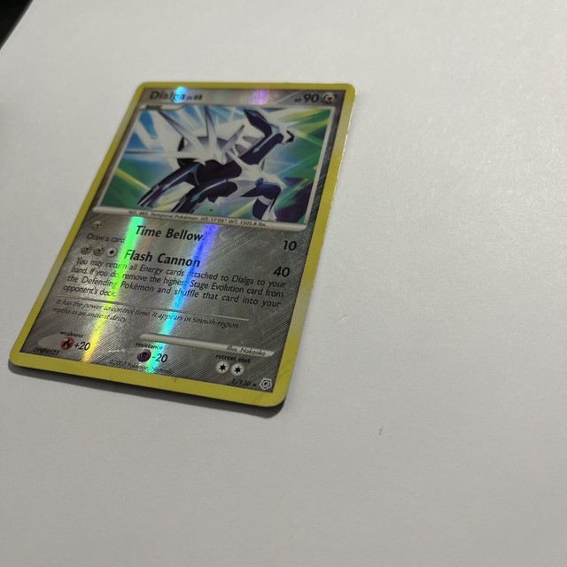 Pokémon TCG Dialga Diamond & Pearl 1/130 Reverse Holo Holo Rare for