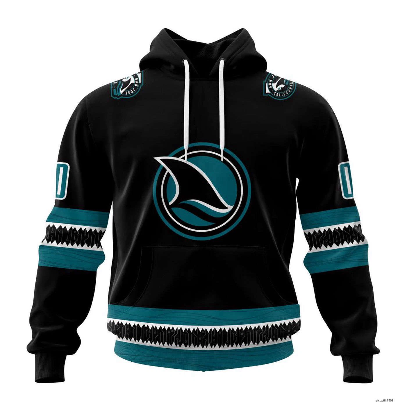 Personalized San Jose Sharks 3D Hoodie