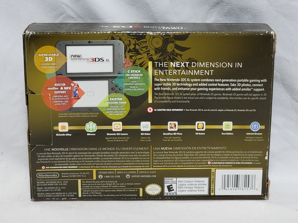 ３ＤＳLL Nintendo New 3DS XL Legend of Zelda Majora's Mask Limited