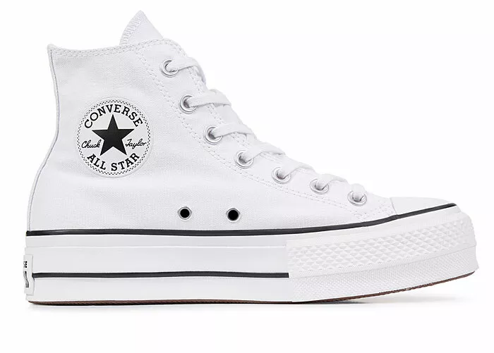 Converse Chuck Taylor All Star Lift Black & White High Top Platform Shoes