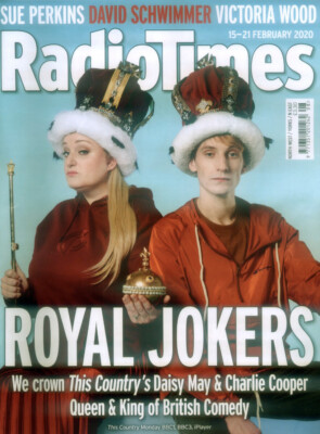 RADIO TIMES 15 FEB 2020 . THIS COUNTRY DAISY MAY CHARLIE COOPER FRONT COVER