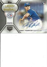 2019 Topps Update Autograph Trent Thornton RC 117/150 Toronto Blue Jays