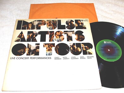 ''Impulse Artists on Tour'' 1974 Free Jazz LP, VG+, Various Artists, ABC/Impulse