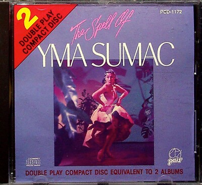 VTG. 1987 THE SPELL OF YMA SUMAC 2 CD DOUBLE PLAY PAIR RECORDS