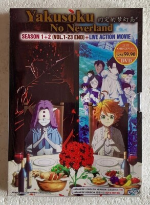 The Promised Neverland Season 1+2+Live Action Movie Anime DVD (English Dub/Sub)