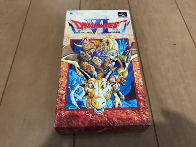 Dragon Quest VI Japan DQ6 Super Famicom SNES BOX and Manual 064 | eBay