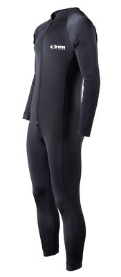Motorrad Base Layer Unteranzug Einteiler Herren Track Day Unter Leder schwarz