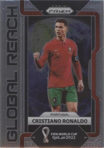 2022 CRISTIANO RONALDO PANINI PRIZM FIFA WORLD CUP QATAR 2022