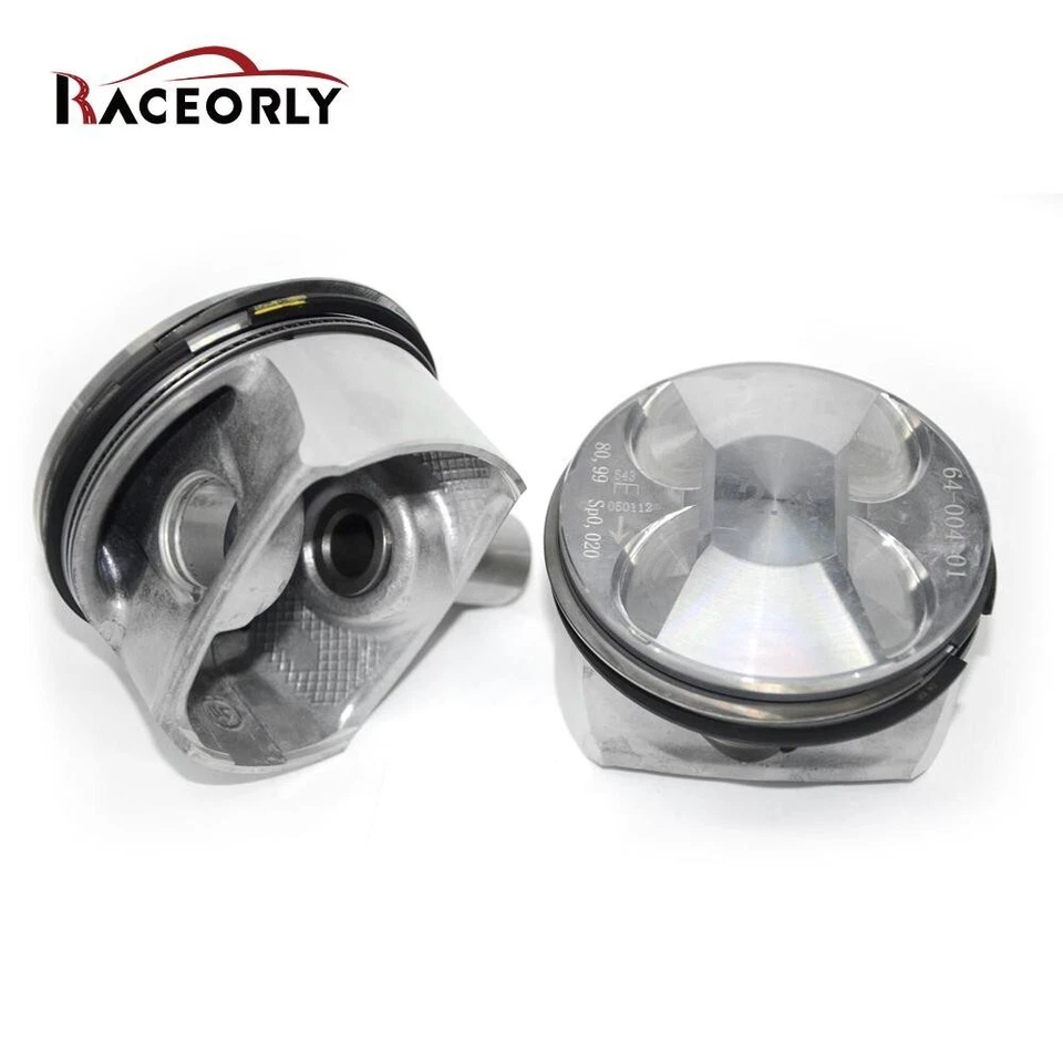 RACEORLY Pistons Rings 81mm For Audi A6 C6 2.4L 2005-2012 06E107065AR Foto 3 de 4