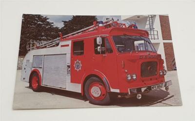 PENNINGTON Dennis F44 Water Tender Ladder, Fire Brigade Photo Postcard