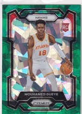 2023-24 Panini Prizm NBA No. 157 Mouhamed Gueye Rookie Green Ice Prizm