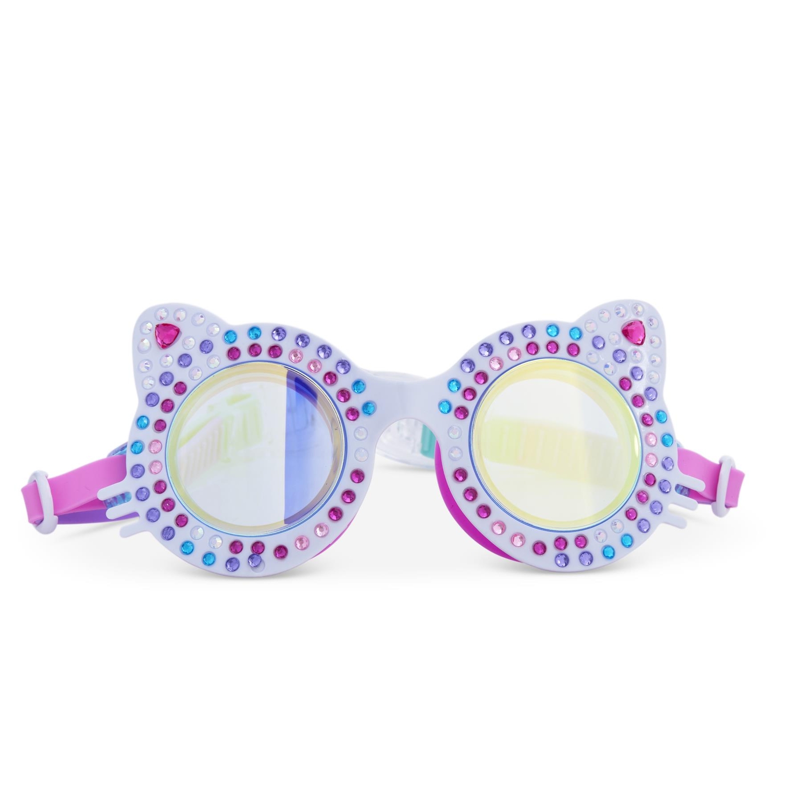 Kids Swimming Goggles Medium Anti Fog UV Protection Silicone Bling2o Kittens