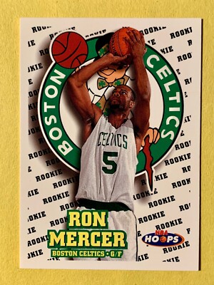 1997-98 NBA Hoops #172 Ron Mercer RC Basketball Card Boston
