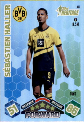 Champions League 2023/24 Trading Card 457 - Sebastian Haller - Topps Heritage
