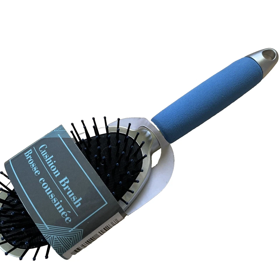 Greenbrier International Inc 2001 女士靠垫刷 9 英寸蓝色头发配件 — 第 3/4 张图片