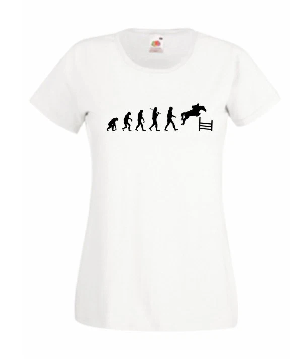 Pferd Reiten Springreiten Damenshirt T-Shirt Frauenshirt Steigbügel Dressur S388 - Bild 1 von 1