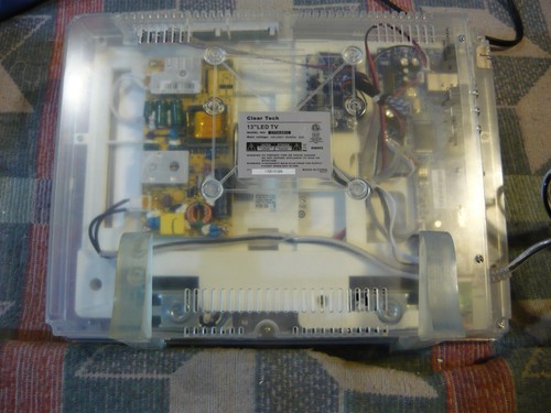 Clear Tech CTTVLED13NS Prison Transparent Television - Tested - No Remote - Picture 4 of 6