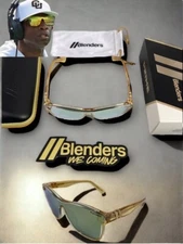 Blenders X Coach Prime GOLD Sunglasses / Deion Sanders / Brand New AMAZING