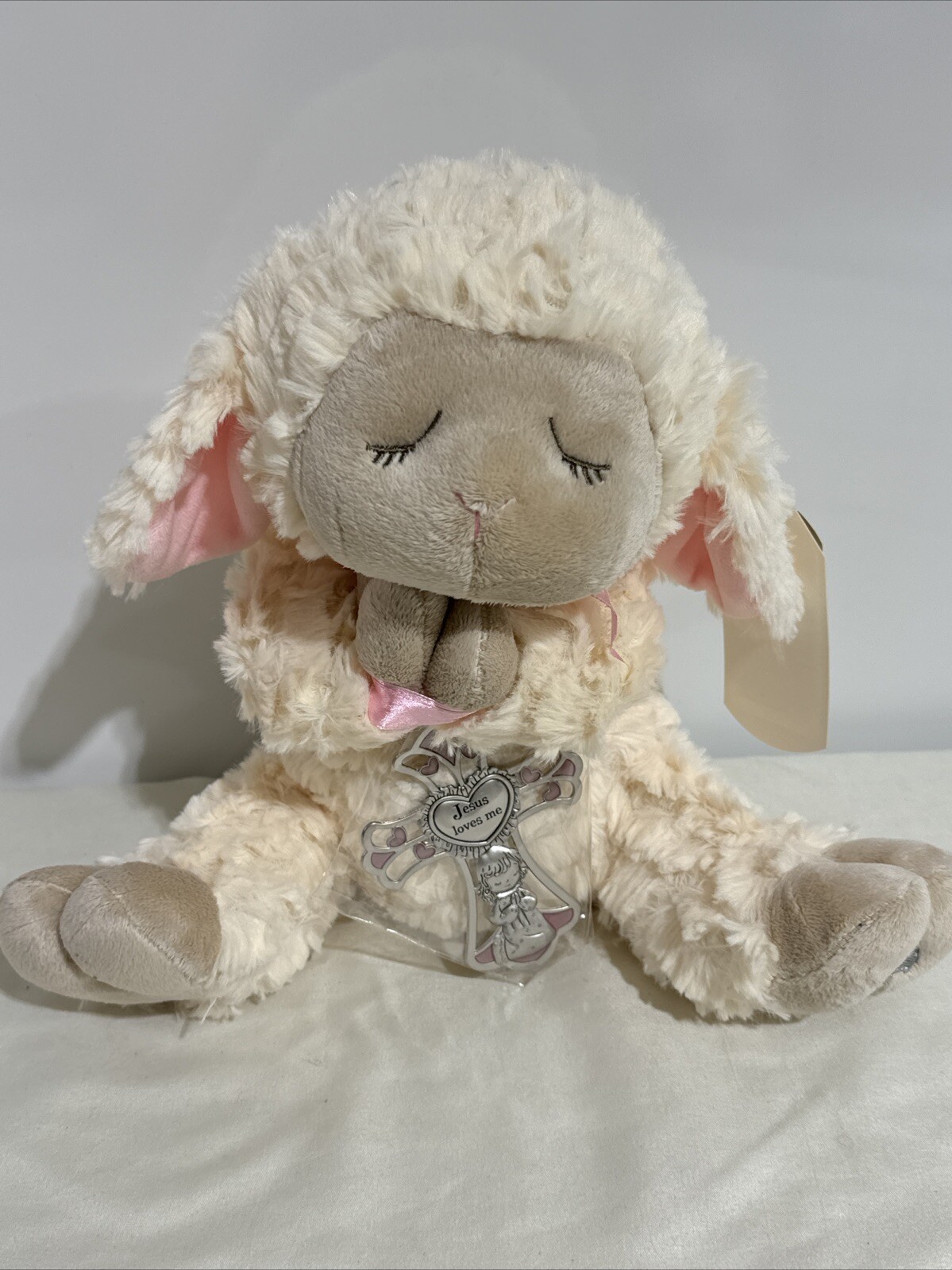Baby Girl Baptism Gifts Ganz Serenity Lamb Plush With 