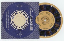 Hawaiian Flowers Hawaii 1939 Blue Ring Blue Back View-Master Single Reel 69