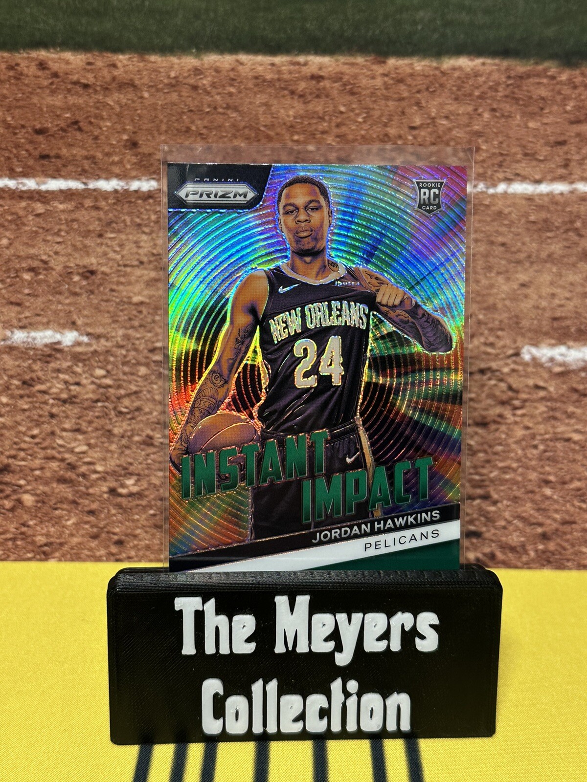 2023-24 Panini Prizm #13 Jordan Hawkins Silver Instant Impact RC Pelicans🔥