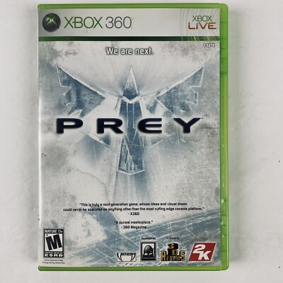 Prey (Microsoft Xbox 360, 2006) Tested & Working- Complete