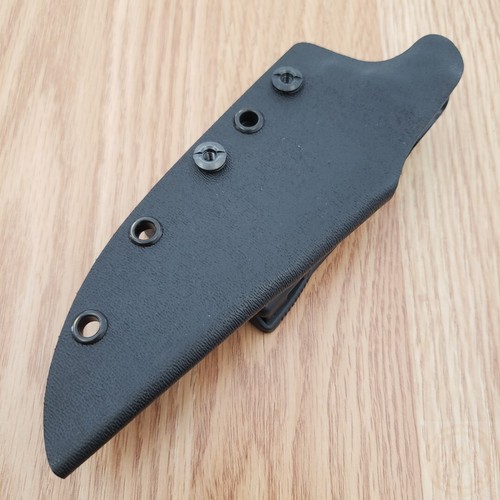 Stroup Knives TU1 Fixed Knife 4.5 1095HC Steel Full Tang Blade Black G10 Handle - Picture 9 of 13