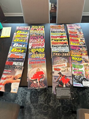 45 Biker And Girl Magazines  99 &  00