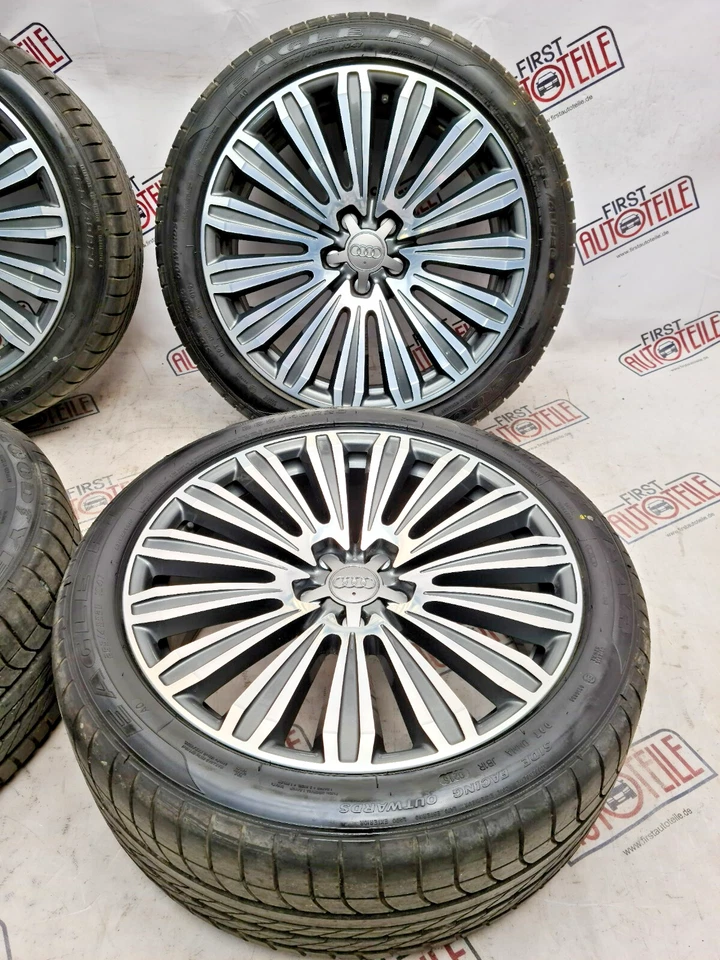 Original Audi A8 4H 20 Zoll Alufelgen Sommerreifen 4H0601025CK  265740R20 104Y - Bild 3 von 4