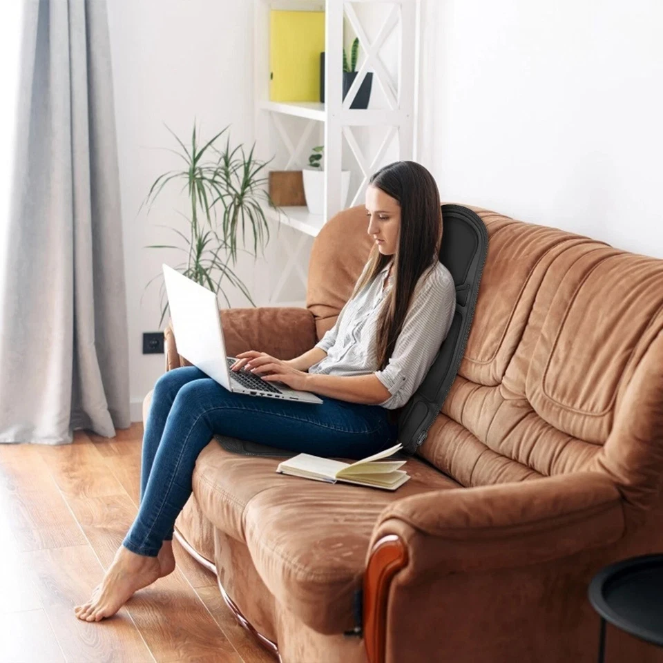 Back Massage Mat w/Remote, 8 Modes,7 Nodes - Car/Office/Home, Elastic Strap - Image 2 of 4