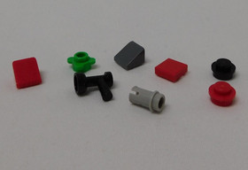 100% - 2012 LEGO CHRISTMAS SET 3300014 Horse Drawn Sleigh Bench Snow Minifigures