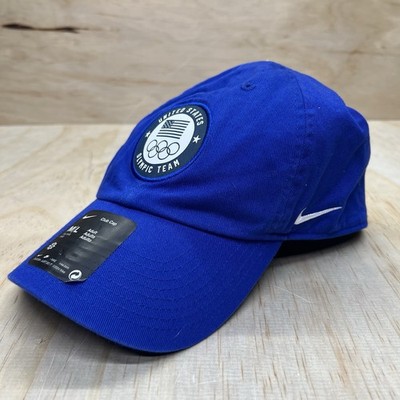 NEW Nike USA Olympic Team Club Cap Hat Strapback Blue Adult