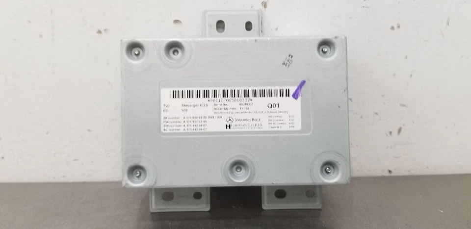 09 MERCEDES BENZ AMG SL63 R230 COMMUNICATION CONTROL MODULE 1718206826 - Image 2 of 4